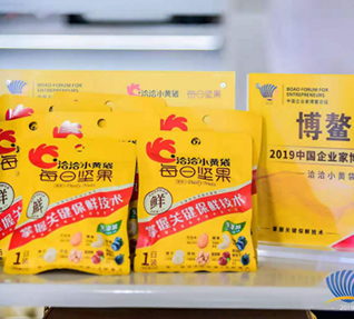 洽洽小黃袋每日堅果——2019中國企業家博鰲論壇大會“指定堅果”